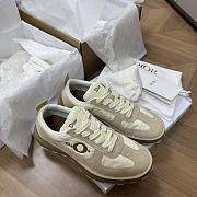Colestore Dior Squash Sneaker Trench Suede Calfskin and White Technical Fabric - 1