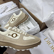 Colestore Dior Squash Sneaker Trench Suede Calfskin and White Technical Fabric - 6