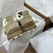 Colestore Dior Squash Sneaker Trench Suede Calfskin and White Technical Fabric - 5