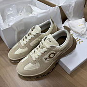Colestore Dior Squash Sneaker Trench Suede Calfskin and White Technical Fabric - 2