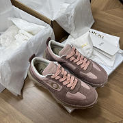 Colestore Dior Squash Sneaker Rose Tendre Suede Calfskin and Technical Fabric - 1