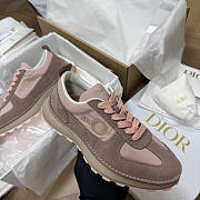Colestore Dior Squash Sneaker Rose Tendre Suede Calfskin and Technical Fabric - 5