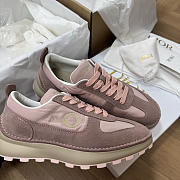 Colestore Dior Squash Sneaker Rose Tendre Suede Calfskin and Technical Fabric - 3