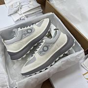 Colestore Dior Squash Sneaker Gray Suede Calfskin and Technical Fabric - 5