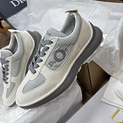 Colestore Dior Squash Sneaker Gray Suede Calfskin and Technical Fabric - 3