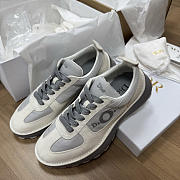 Colestore Dior Squash Sneaker Gray Suede Calfskin and Technical Fabric - 2