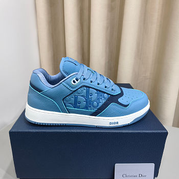 Colestore Dior B27 Uptown Low-Top Sneaker Light Blue Grained Calfskin and Light Blue Dior Gravity Grained Leather