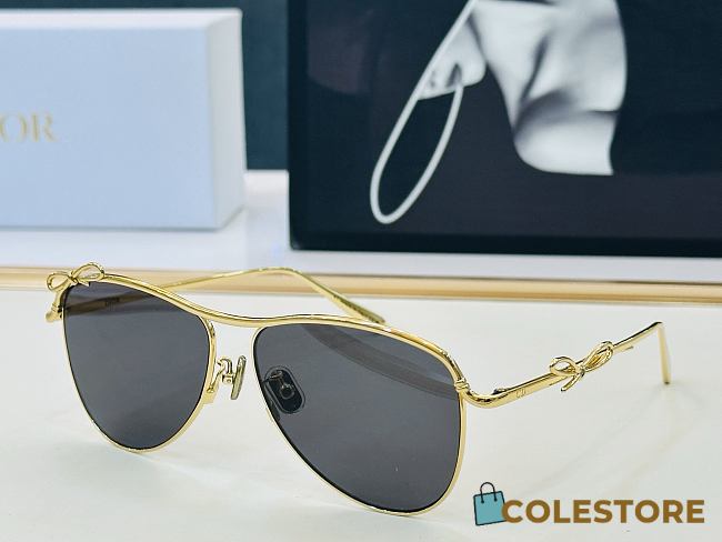 Colestore Dior Bow A1U Gradient Pilot Sunglasses - 1
