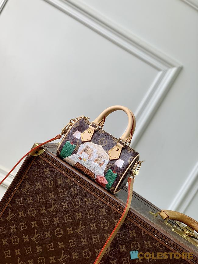 Colestore Louis Vuitton Flight Mode Nano Speedy 16 x 10 x 7.5 cm - 1