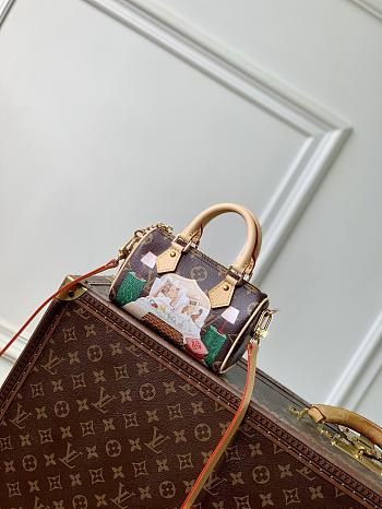 Colestore Louis Vuitton Flight Mode Nano Speedy 16 x 10 x 7.5 cm