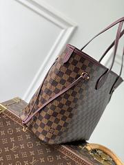 Colestore Louis Vuitton Neverfull Inside Out MM Damier Ebène / Monogram Rouge 47 x 28 x 14 cm - 5