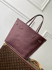 Colestore Louis Vuitton Neverfull Inside Out MM Damier Ebène / Monogram Rouge 47 x 28 x 14 cm - 4
