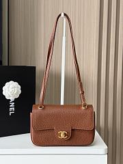 	 Colestore Chanel FALL WINTER 2026 PRE-COLLECTION MINI FLAP BAG Grained Calfskin & Gold/Sliver-Tone Metal Camel 13 x 20 x 6cm - 3