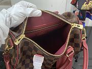 Colestore Louis Vuitton Speedy Soft 25 Damier Ebène / Monogram Rouge 25 x 19 x 15 cm - 6