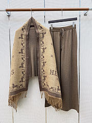 Colestore Hermes Wool Knit Set Brown - 3