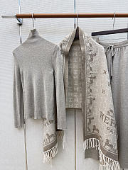 Colestore Hermes Wool Knit Set Gray - 4