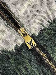 Colestore Louis Vuitton Jacquard Zippered Turtleneck Cardigan - 4