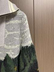 Colestore Louis Vuitton Jacquard Zippered Turtleneck Cardigan - 2