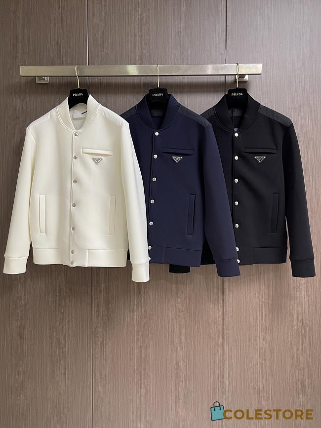 Colestore Prada Bomber Jacket Navy/Black/White - 1