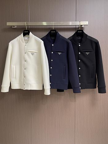 Colestore Prada Bomber Jacket Navy/Black/White