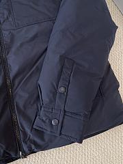 Colestore  Moncler Navy Blue Cotton Blend Gabardine Shirt Jacket - 6