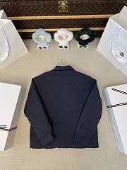 Colestore  Moncler Navy Blue Cotton Blend Gabardine Shirt Jacket - 5