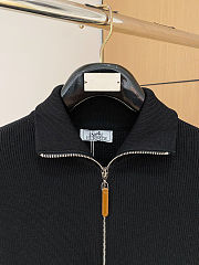 Colestore Hermes Wool Knit Jacket Black - 3