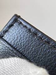 Colestore Dior Qixi Lady Dior Freesia Card Holder Two-Tone Latte and Black Cannage Lambskin 10.5 x 8 x 0.5 cm - 4