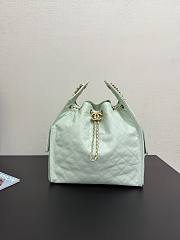Colestore Chanel 25 Medium Handbag Grained Calfskin & Gold-Tone Metal Light Green 40x30x15cm - 1