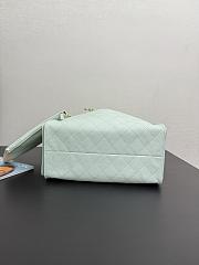 Colestore Chanel 25 Medium Handbag Grained Calfskin & Gold-Tone Metal Light Green 40x30x15cm - 6