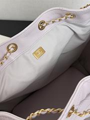 Colestore Chanel 25 Medium Handbag Grained Calfskin & Gold-Tone Metal Light Purple 40x30x15cm - 3