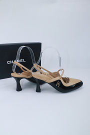 Colestore Chanel  Fall Winter 2026 Slingbacks   Lambskin & Patent Calfskin  Beige & Black - 3