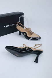 Colestore Chanel  Fall Winter 2026 Slingbacks   Lambskin & Patent Calfskin  Beige & Black - 2