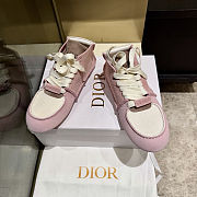 Colestore Dior Roadie Lace-Up Boot Soupir Pink Suede Calfskin  - 5
