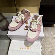 Colestore Dior Roadie Lace-Up Boot Soupir Pink Suede Calfskin  - 4