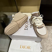 Colestore Dior Roadie Lace-Up Boot Beige Suede Calfskin - 4