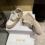 Colestore Dior Roadie Lace-Up Boot Beige Suede Calfskin - 5