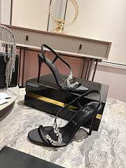 Colestore Christian Louboutin Rosalie Red Carpet - 100 mm Pumps - Crepe satin - Black - 1