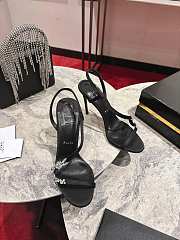 Colestore Christian Louboutin Rosalie Red Carpet - 100 mm Pumps - Crepe satin - Black - 5