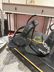 Colestore Christian Louboutin Rosalie Red Carpet - 100 mm Pumps - Crepe satin - Black - 2