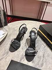 Colestore Christian Louboutin Rosalie Red Carpet - 100 mm Pumps - Crepe satin - Black - 6
