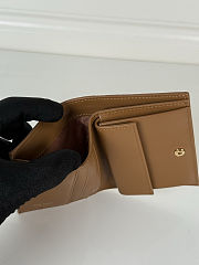 Colestore Prada Small Leather Wallet Caramel 11.2 × 9.5 cm - 3