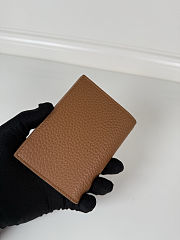 Colestore Prada Vitello Daino Leather Mini Wallet Caramel 10 x 8.5cm - 4