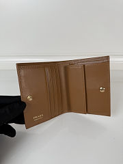 Colestore Prada Vitello Daino Leather Mini Wallet Caramel 10 x 8.5cm - 3