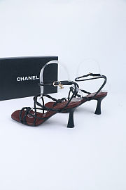 Colestore Chanel Sandals Lambskin, black - 6