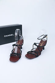 Colestore Chanel Sandals Lambskin, black - 5