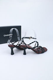 Colestore Chanel Sandals Lambskin, black - 3