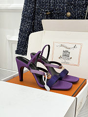 Colestore  Hermes Glamour 95 sandal Multicolore Purple - 1