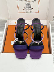 Colestore  Hermes Glamour 95 sandal Multicolore Purple - 3