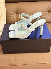 Colestore Chanel Métiers d’art 2026 Mules   Suede Kidskin & Metal  Light Green - 6